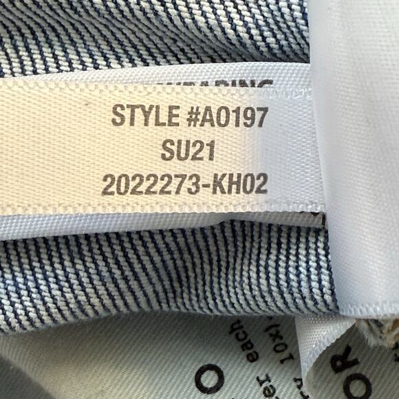 Madewell High Rise Denim Jean Shorts Size 27 M Wash Cutoff Blue Sexy Hippie - Picture 8 of 10